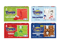 Peeps Mix: Gingerbread, Stocking, Trees, Snowman