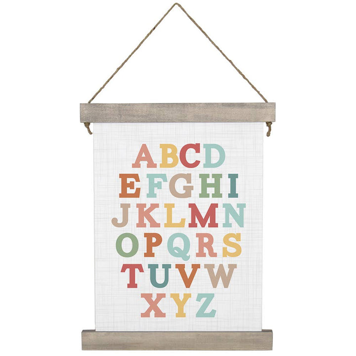 Alphabet - Hanging Canvas