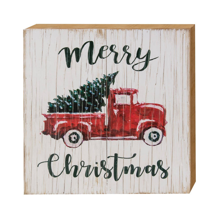 Merry Christmas Vintage Truck Sign