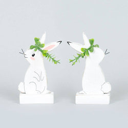 30260 - 2.5x5 wd cutout  (BUNNY w/IVY)   EASTER SPRING