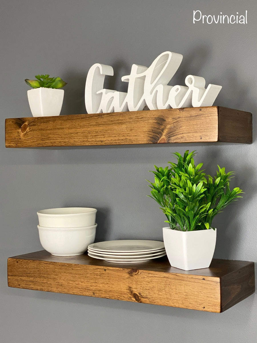Provincial Floating Shelves – Creative Carpentry of Maine