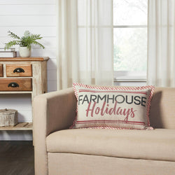 Sawyer Mill Farmhouse Holidays Pillow 14x22