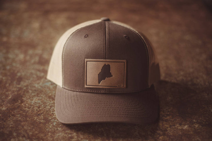 Maine State Hat - Brown