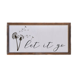 12x6 Let It Go Wall Sign