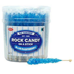 Rock Candy Sticks Blue Raspberry