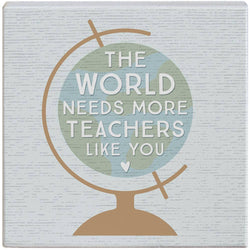 World Needs Globe - Small Talk Square