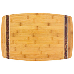 18" Marbled Bamboo Cutting Board