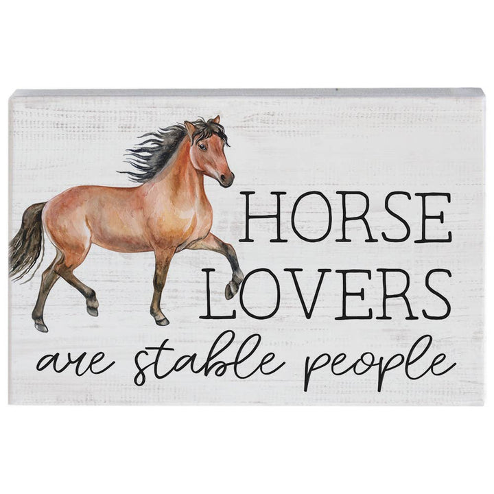 Horse Lovers - Small Talk Rectangle