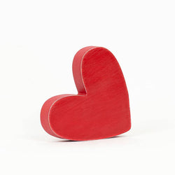 20091 - 5x5x1 wd cutout (HEART) red Valentine's Day