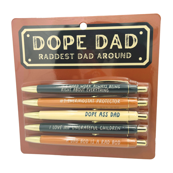 Dope Dad Pen Set (funny, gift, father's day)