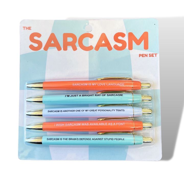 Sarcasm Pen Set (mothers day, spring, easter)