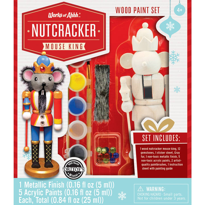 Nutcracker Mouse King - Holiday Wood Paint Kit