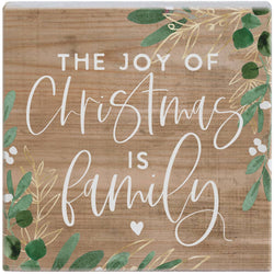 Christmas Family Wood - Small Talk Square