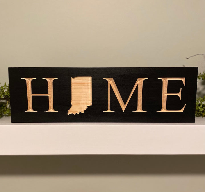 Indiana “Home” Sign