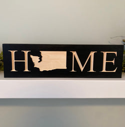Washington “Home” Sign