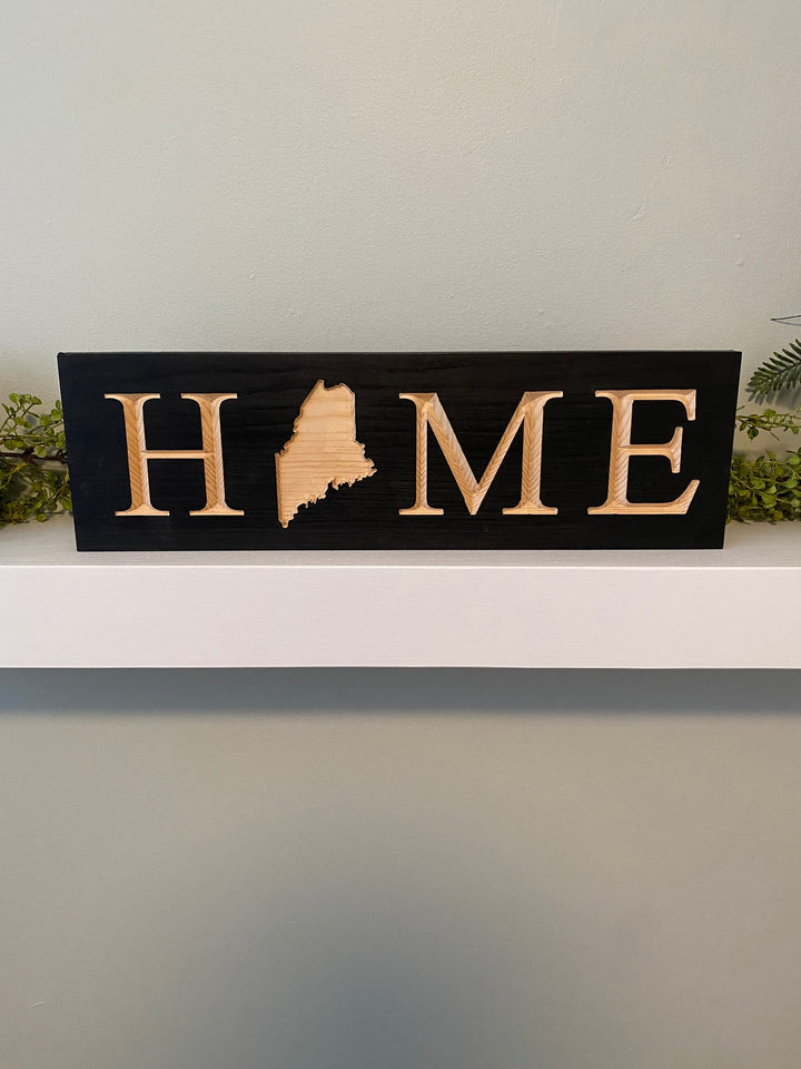 Maine “Home” Sign